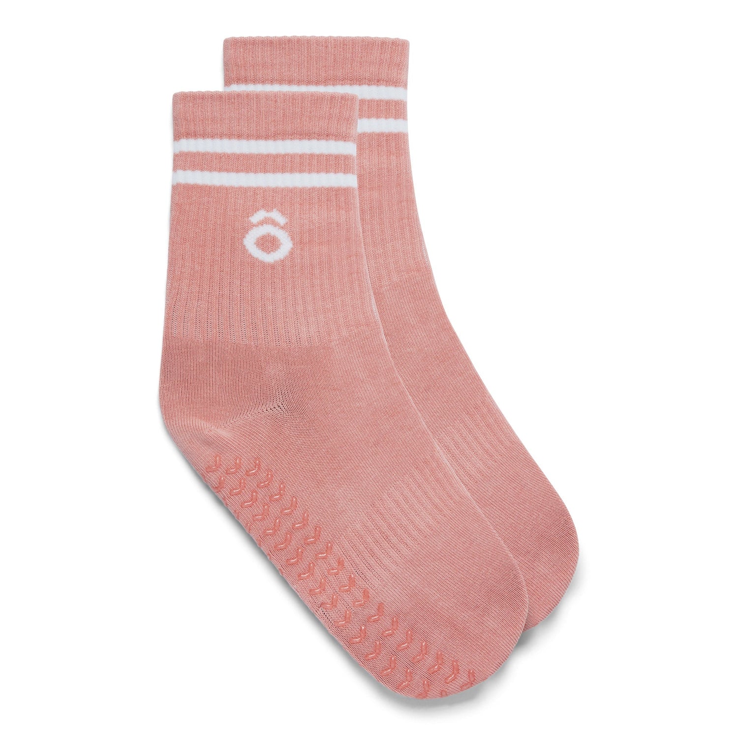 ÔWEAR 運動條紋皮拉提斯防滑襪